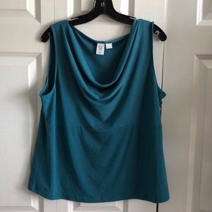 Apt 9 1X teal blouse